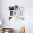 Picture Frame Collage - MDF - White - Holds 9 Photos (10 x 15 cm)