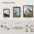 Picture Frame Set - MDF - Rustic Brown - Includes 10 Frames with Mats for Versatile Display