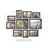 Picture Frames Set - MDF - Various Sizes