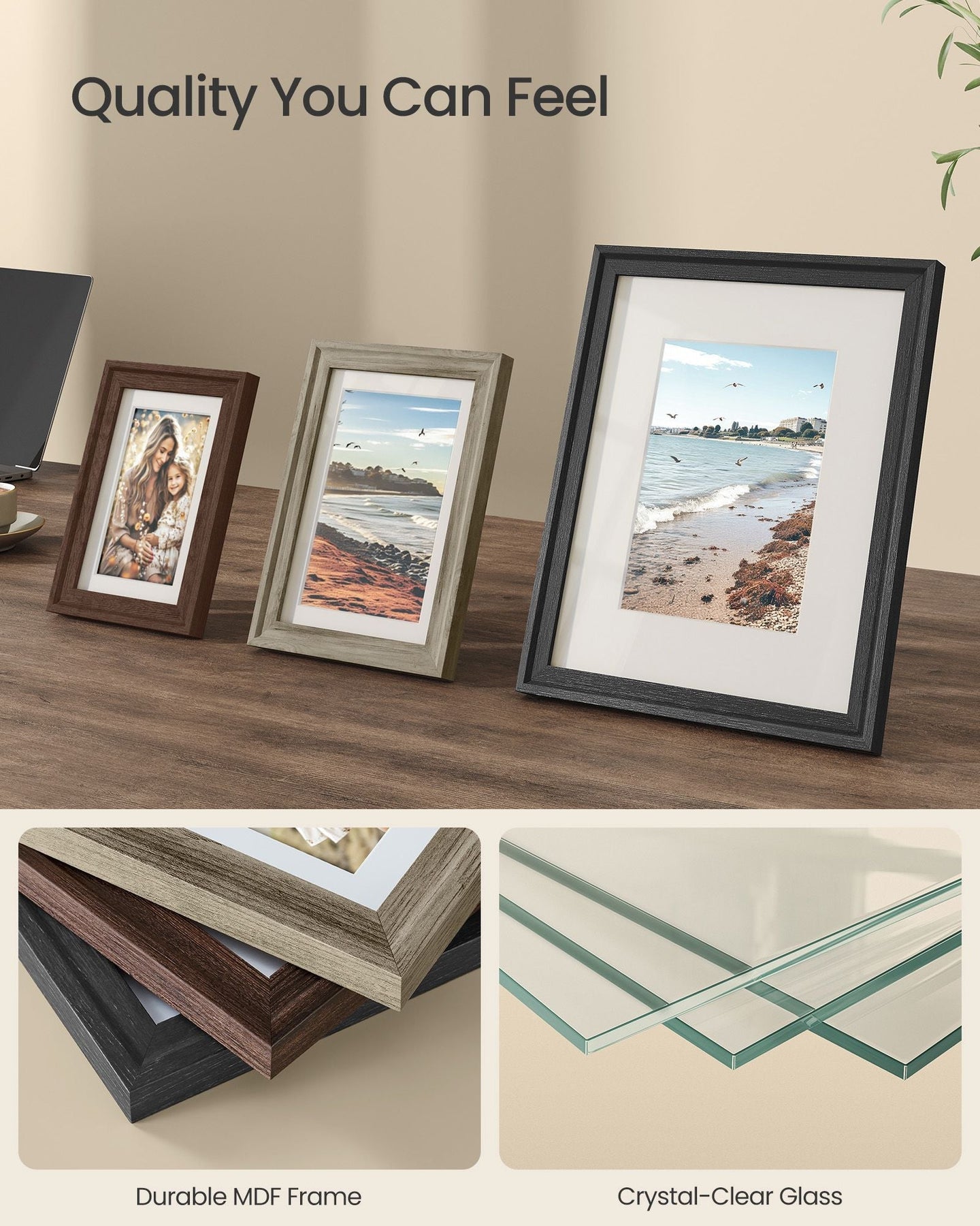Picture Frame Set - MDF - Multi-Color