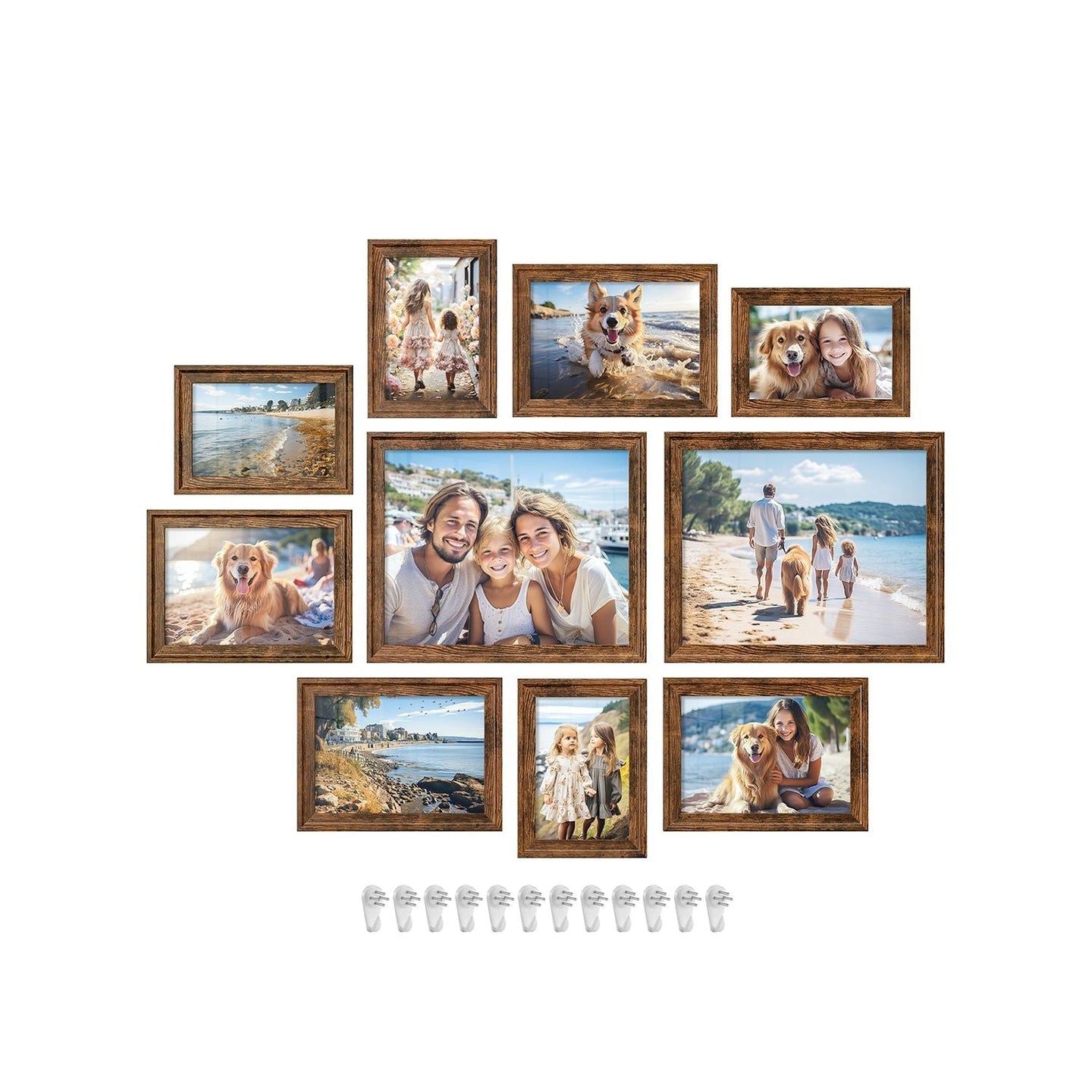 Picture Frames Set - MDF - Various Sizes