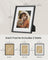Set of 3 Gallery Photo Frames - MDF - Ash Black - For Wall or Table Display