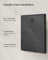 Set of 3 Gallery Photo Frames - MDF - Ash Black - For Wall or Table Display
