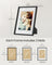 Set of 3 Gallery Photo Frames - MDF - Ash Black - Includes Mats for A3