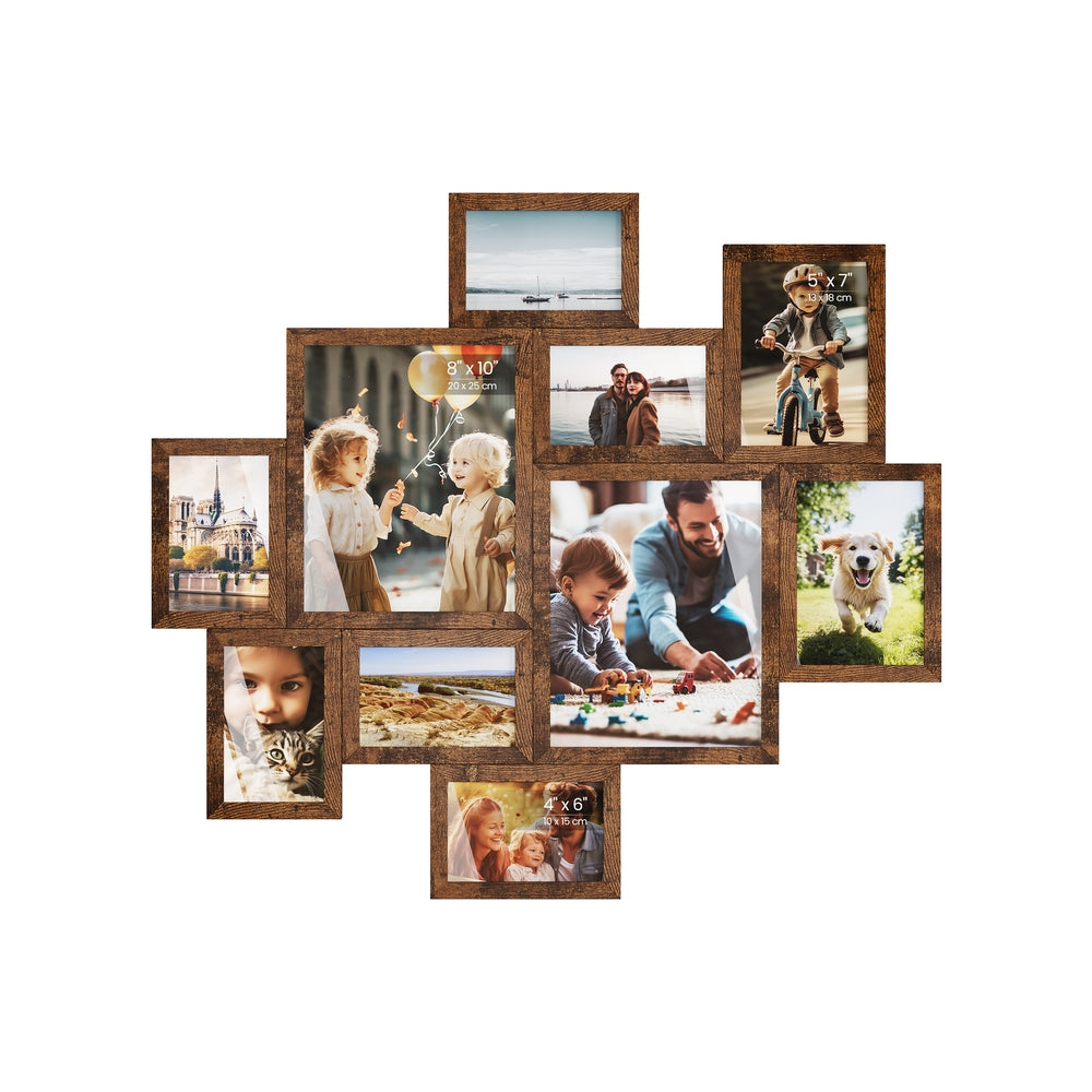 Collage Photo Frames - PVC - 10 Multi Picture Frames