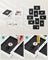 Photo Frame Collage - MDF - White - Wall-Mounted for 10 Photos (4" x 6")