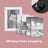 Collage Photo Frame - Glass - Cloud White - 12 Openings for 4x6 Photos