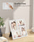 Picture Frame Set - Wood Grain - Black - Wall Mounted Collage for 4 Photos (4" x 6")