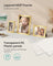 Set of 10 Picture Frames - Pale Gold - Assorted Sizes