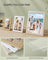 Set of 10 Picture Frames - Plastic - Black - Multiple Sizes for Versatile Display