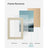 Set of 10 Photo Frames - Plastic - Black - Assorted Sizes