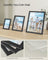 Set of 10 Picture Frames - Plastic Front - Ink Black - Assorted Sizes