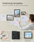 Set of 10 Picture Frames - Plastic Front - Ink Black - Assorted Sizes