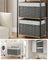 Laundry Basket - Synthetic Rattan - Grey - Foldable with Lid and Removable Liners