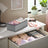 Set of 4 Foldable Drawer Organizers - Non-Woven Fabric - Grey - Space Saving Design for Underwear