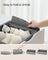 Foldable Underwear Organizer - Fabric - Dove Grey - Set of 8 with Drawer Dividers