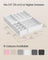 Set of 8 Foldable Fabric Drawer Organisers - Grey - Ideal for Underwear