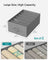 Drawer Organisers - Fabric - Dove Grey - Set of 2 with 6 Compartments