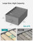 Drawer Organisers - Set of 4, 6-Compartment - Fabric - Dove Grey - Foldable Design for Convenience