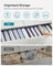 Drawer Organisers - Fabric - Charcoal Blue - Set of 2