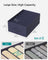 Drawer Organisers - Fabric - Charcoal Blue - Set of 2