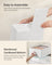 Set of 6 Drawer Organisers - 6 Compartments - Fabric - Cloud White