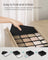 Drawer Organisers Set - 80 Compartments - Fabric - Ink Black