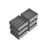 Drawer Organisers Set - 80 Compartments - Fabric - Ink Black