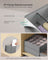Set of 6 Drawer Organisers - 120 Compartments - Fabric - Dove Grey