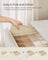 Set of 6 Drawer Organisers - 120 Compartments - Fabric - Sand Beige