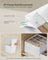 Set of 4 Drawer Organisers - 80 Compartments - Fabric - Cloud White - Durable and Lightweight Construction