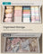 Set of Foldable Drawer Organisers - Fabric - Dove Grey - Includes Dividers