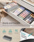 Set of Foldable Drawer Organisers - Fabric - Dove Grey - Includes Dividers