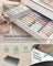 Set of Foldable Drawer Organisers - Fabric - Dove Grey - Includes Dividers