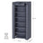 7-Tier Shoe Organiser - Non-Woven Fabric - Grey - Dustproof Design