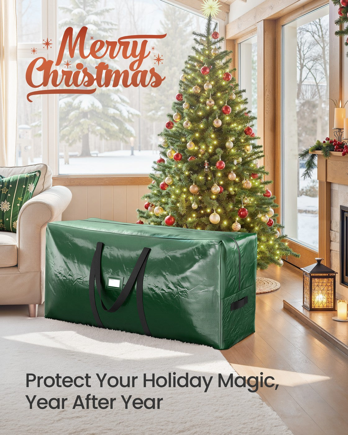 Artificial Tree Storage Bag - Red - Tear-Resistant PE