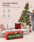 Artificial Tree Storage Bag - Red - Tear-Resistant PE