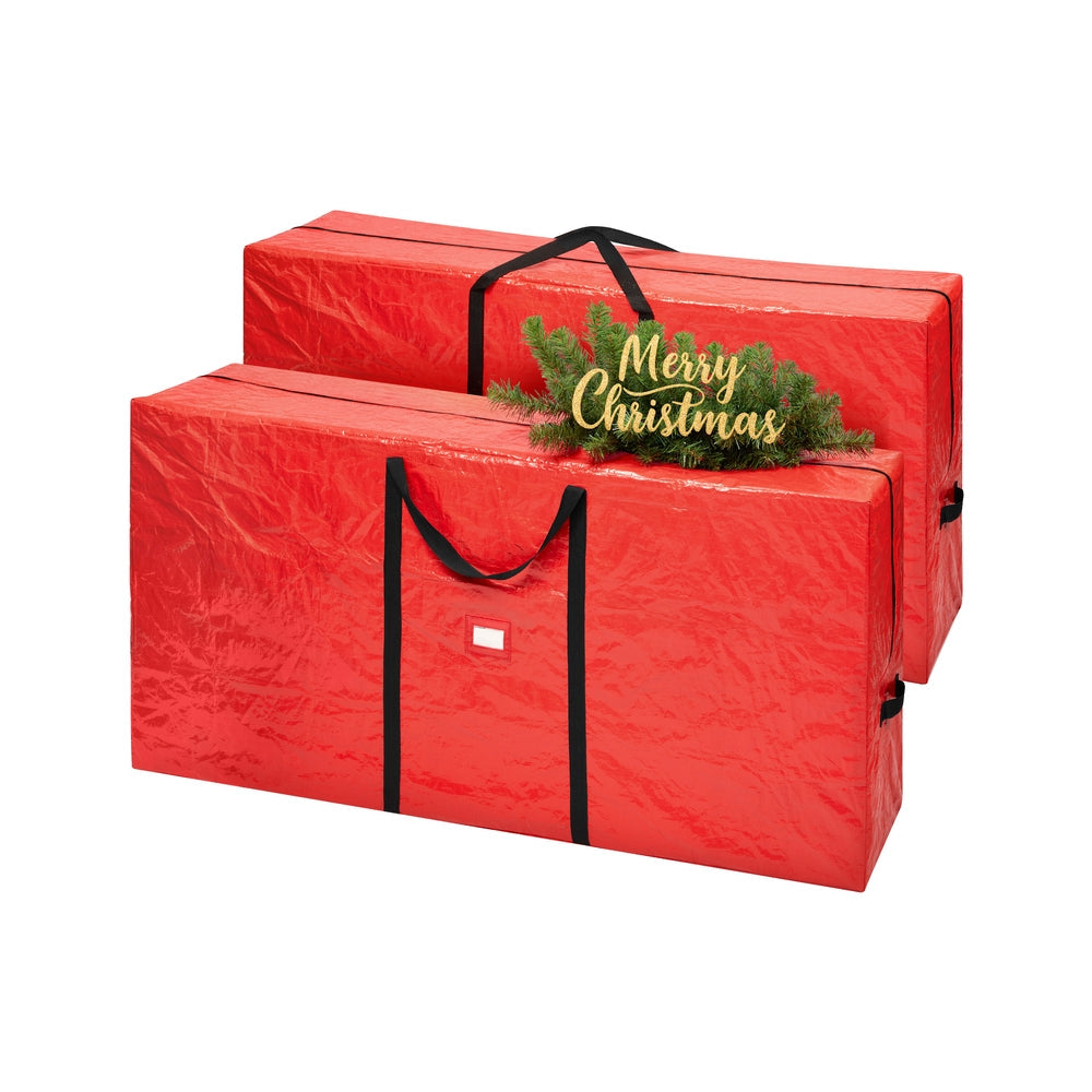 Artificial Tree Storage Bag - Red - Tear-Resistant PE