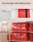 Artificial Tree Storage Bag - Red - Tear-Resistant PE