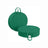 Set of 2 Wreath Storage Bags - Fabric - Green - Dustproof with Divider and Pocket
