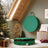 Set of 2 Wreath Storage Bags - Fabric - Green - Dustproof with Divider and Pocket