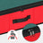 Underbed Storage Bag - Fabric - Green and Red - Foldable with Divider and Dustproof Zipper