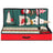 Underbed Storage Bag - Fabric - Green and Red - Foldable with Divider and Dustproof Zipper