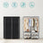 Portable Wardrobe - Fabric - Black - Large Capacity with 2 Hanging Rails and Shelves