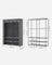 Portable Clothes Wardrobe - Fabric - Grey - Large Capacity with 2 Hanging Rails and 4 Side Pockets