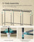 Clothes Wardrobe - Fabric - Black - Large Capacity with 3 Hanging Rails and Shelves