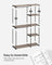 Freestanding Open Wardrobe - MDF - Rustic Taupe