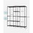 Portable Open Wardrobe - Fabric - Black - Freestanding with Clothes Rails and Shelves