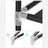 Portable Wardrobe - Non-Woven Fabric - Black - 6 Shelves and 1 Hanging Rail