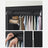 Portable Wardrobe - Non-Woven Fabric - Black - 6 Shelves and 1 Hanging Rail